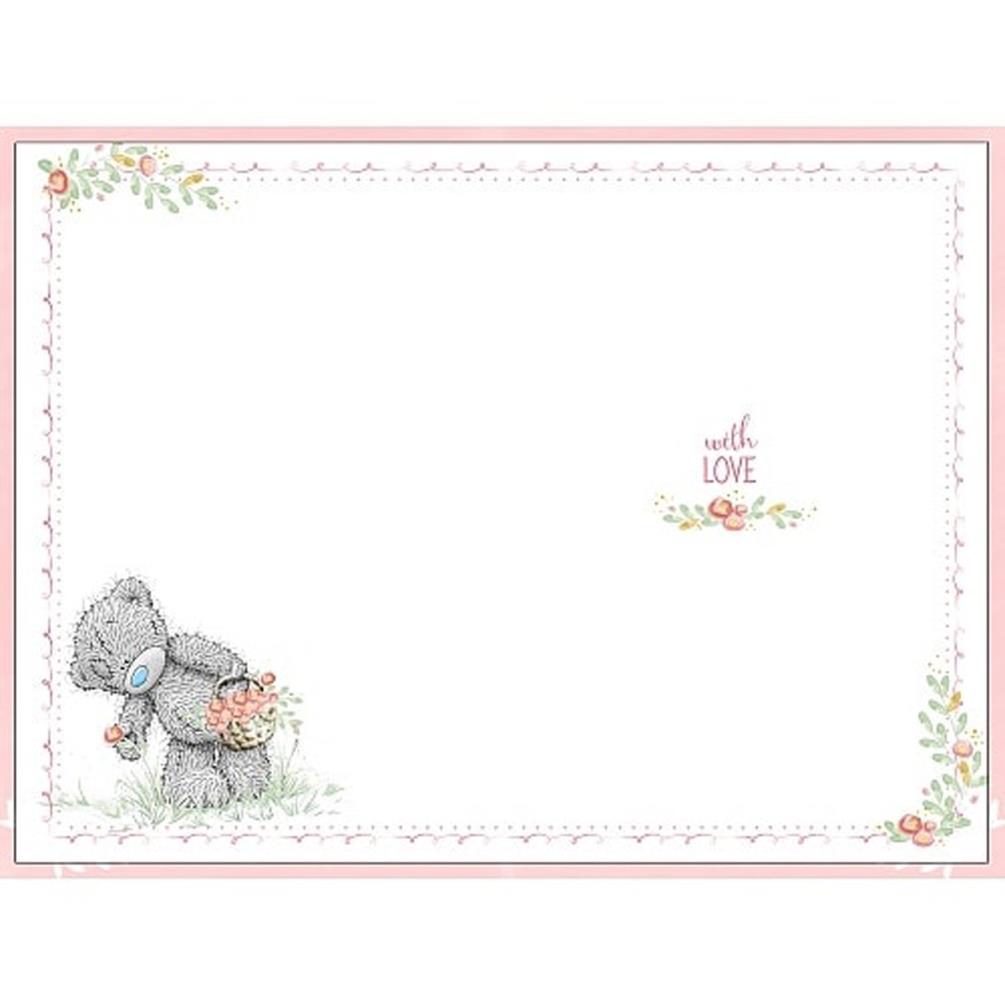 Holding Card & Flowers Me to You Bear Mothers Day Card Extra Image 1
